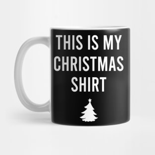 This Is My Christmas Pajama Shirt Funny Christmas 2 Mug